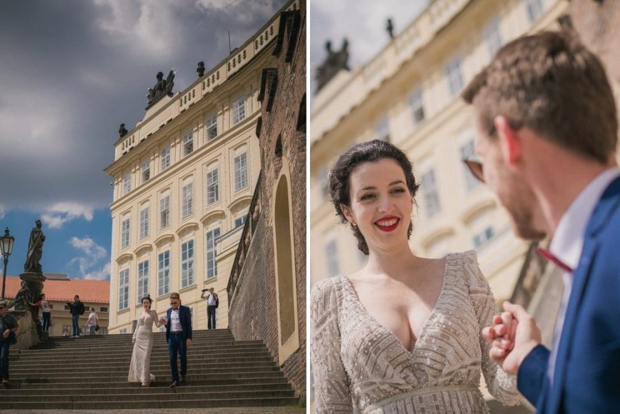 Haya & Igor (ISRAEL) destination wedding & Prague Castle portrait session by American photographer Kurt Vinion