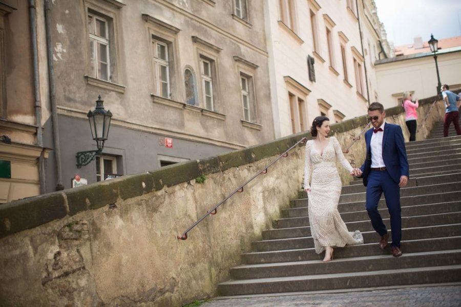 Haya & Igor (ISRAEL) destination wedding & Prague Castle portrait session by American photographer Kurt Vinion